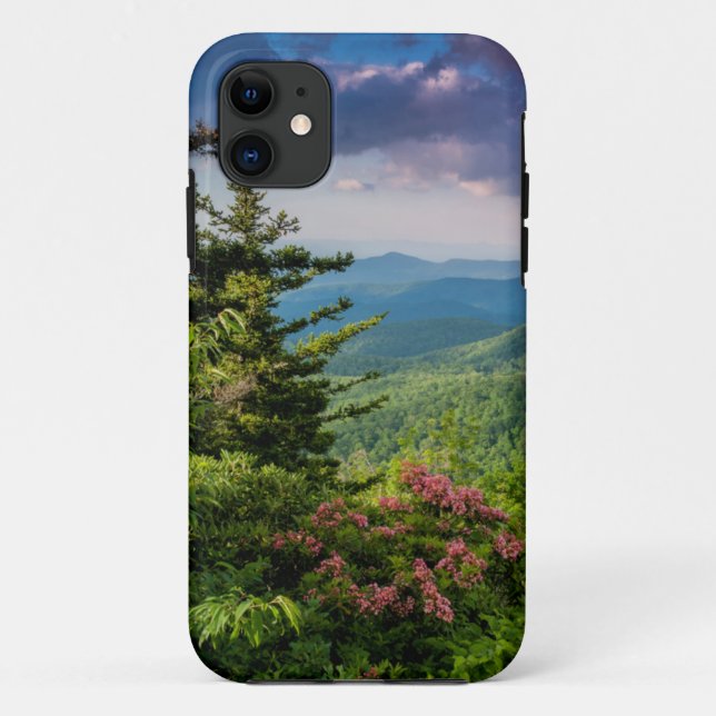 Capa Para iPhone 11 Mountain Laurel ao Nascer do Sol (Verso)