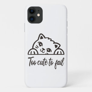 Capa Para iPhone 11 Muito fofo para falhar