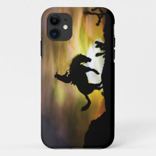 Capa Para iPhone 11 Muito Legal Cavaleiro do Bronco Cowboy no Caso Sun