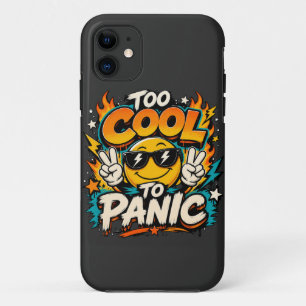 Capa Para iPhone 11 Muito Legal Para Entrar em Pânico Design Gráfico D