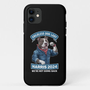 Capa Para iPhone 11 Mulher-Cachorro Sem Filhos Está Votando a Eleição 