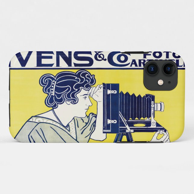 Capa Para iPhone 11 Mulher-Câmera, Fotógrafo, Van Caspel (Verso (horizontal))