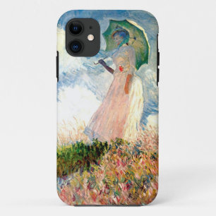 Capa Para iPhone 11 "Mulher com passeio Monet do parasol "