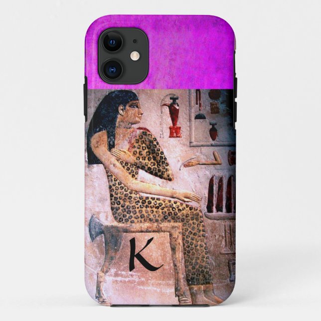 CAPA PARA iPhone 11 MULHER ELEGANTE, FASHION E BELEZA DO ANTIGO EGITO (Verso)