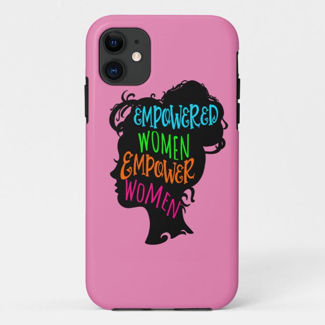 Capa Para iPhone 11 Mulheres capacitadas empoderam mulheres (Verso)