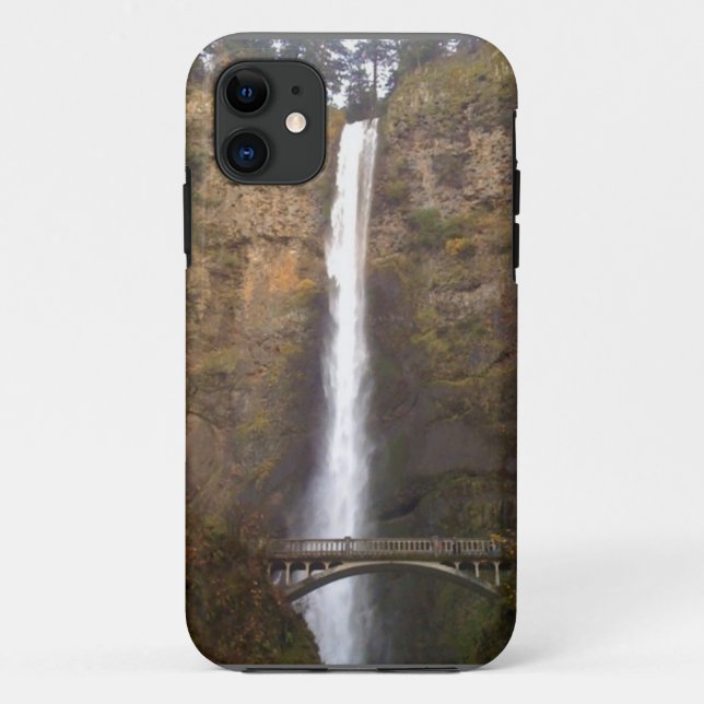 Capa Para iPhone 11 Multnomah Falls, OU (Verso)