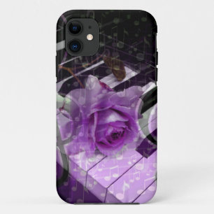 Capa Para iPhone 11 Música De Amor, Purle_