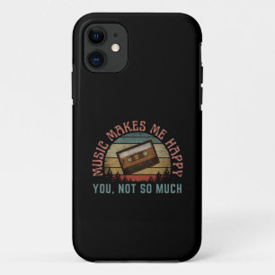 CAPA PARA iPhone 11 MÚSICA ME FAZ FELIZ POR VOCÊ NÃO
