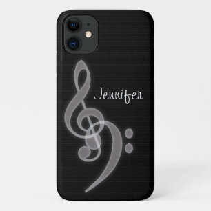 Capa Para iPhone 11 Música Personalizada - Caso de Limpeza do iPhone 1
