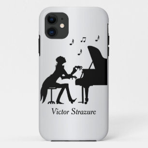 Capa Para iPhone 11 Música Pessoal do Concert Pianist