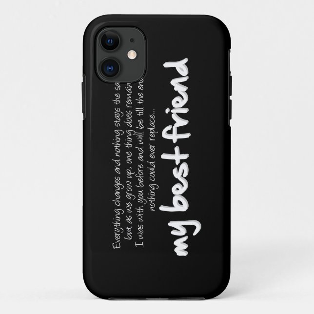 Capa Para iPhone 11 My best friend (Verso)