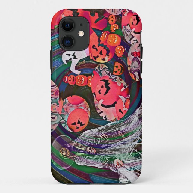 Capa Para iPhone 11 My Super Halloween V3 (Verso)
