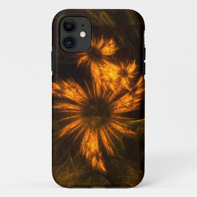 Capa Para iPhone 11 Mystique Garden Abstrato Art (Verso)