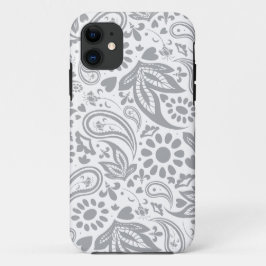 Capa Para iPhone 11 Na moda Branco da cinza da Padrão