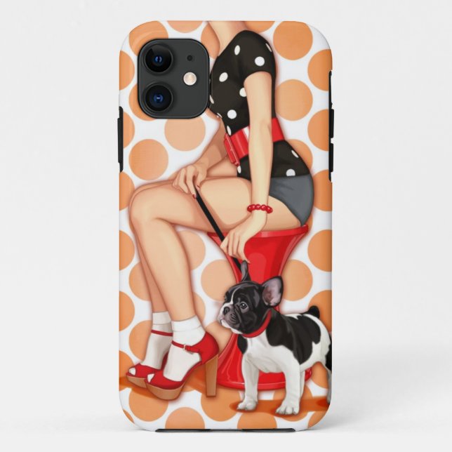 Capa Para iPhone 11 Na sala de espera (Verso)