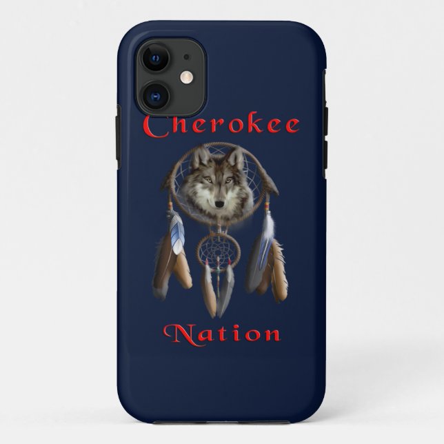 Capa Para iPhone 11 Nação Cherokee (Verso)
