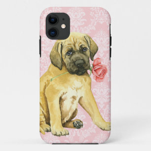 Capa Para iPhone 11 Namorados Rosa Mastiff