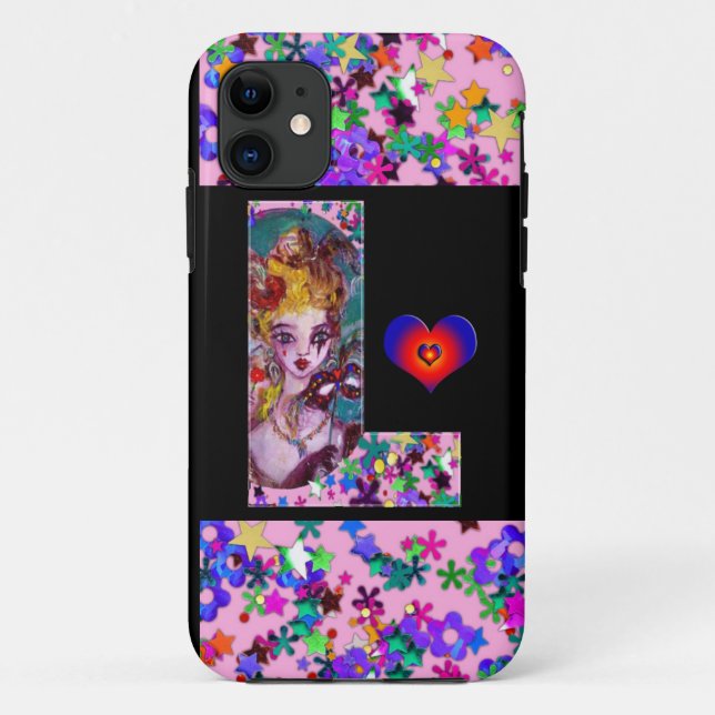 CAPA PARA iPhone 11 NAMORADOS VENETIANO MONOGRAMA F LETRA (Verso)