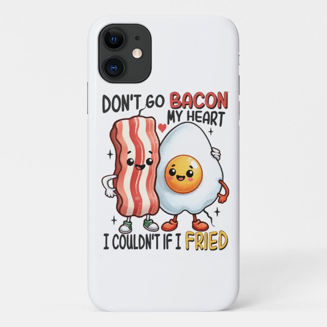 Capa Para iPhone 11 Não Deixe Meu Coração Torrar (Verso)
