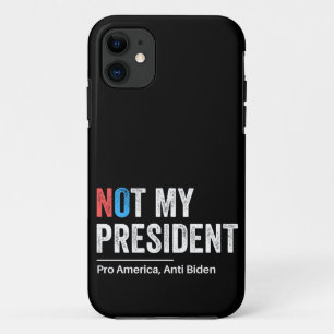 Capa Para iPhone 11 Não é meu presidente