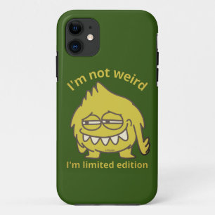 Capa Para iPhone 11 NÃO ESTOU ESTRANHO, SOU A EDIÇÃO LIMITADA engra
