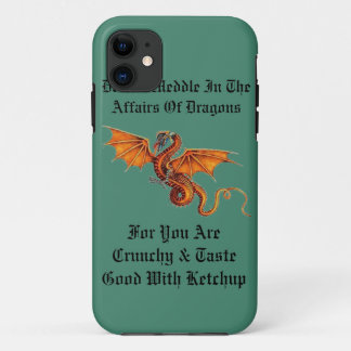 Capa Para iPhone 11 Não intrometa nos casos dos dragões