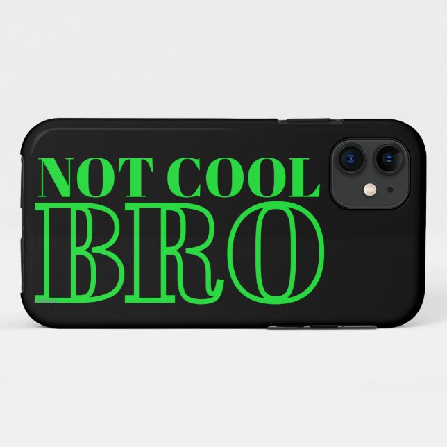 CAPA PARA iPhone 11 NÃO LEGAL BRO (Verso (horizontal))