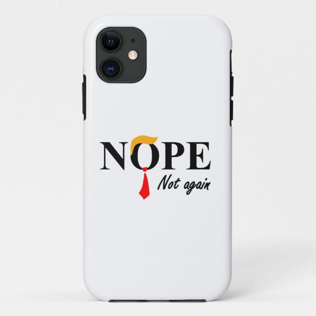 Capa Para iPhone 11 Não. Não De Novo. (Verso)