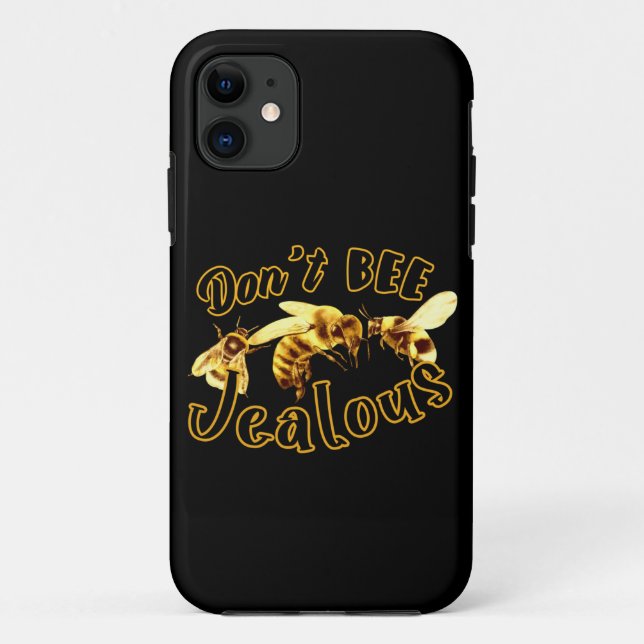 Capa Para iPhone 11 Não seja invejoso com citação engraçada (Verso)