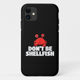 Capa Para iPhone 11 Não seja Shellfish Crustacean Crab Amante de os an
