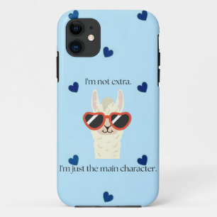 Capa Para iPhone 11 Não Sou Extra, Sou Apenas o Personagem Principal