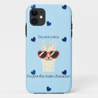 Capa Para iPhone 11 Não Sou Extra, Sou Apenas o Personagem Principal |
