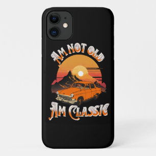 Capa Para iPhone 11 não sou velho sou clássico