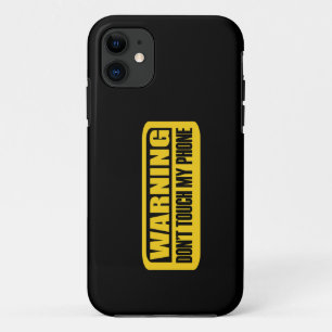 Capa Para iPhone 11 não toque meu telefone