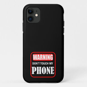 Capa Para iPhone 11 não toque no meu telefone