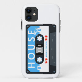 Capa Para iPhone 11 Nascer de Design House Music Cassette em Chicago