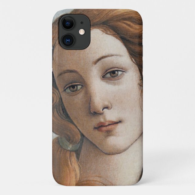 Capa Para iPhone 11 Nascimento de Vênus na cabeça (Verso)