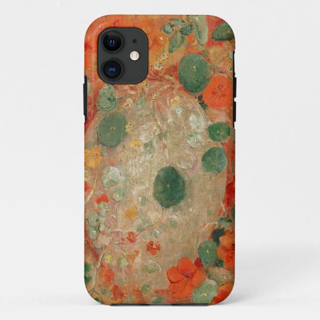 Capa Para iPhone 11 Nasturtiums por Odilon Redon (Verso)