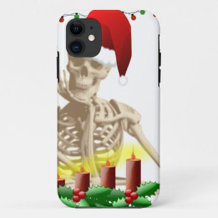 Capa Para iPhone 11 natal crânio