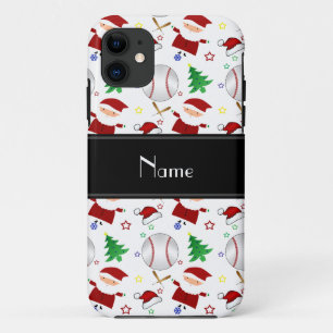 Capa Para iPhone 11 Natal de beisebol branco