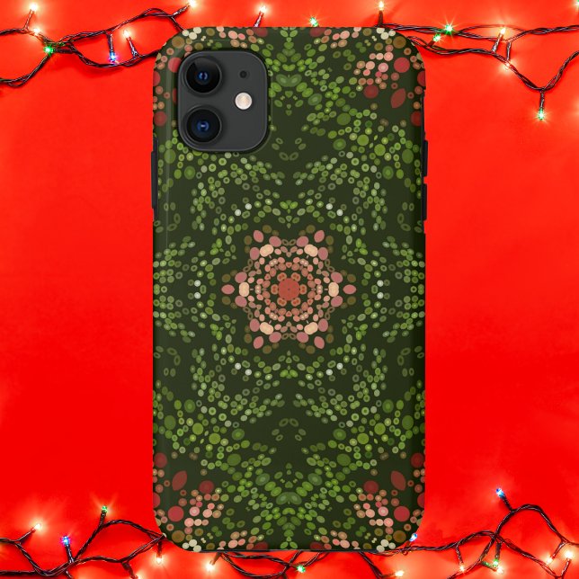 Capa Para iPhone 11 Natal Dot Mandala (Criador carregado)