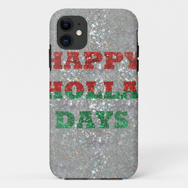 Capa Para iPhone 11 Natal feliz feriado (Verso)