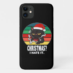 Capa Para iPhone 11 Natal para gatos