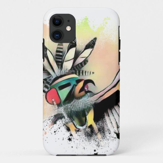 Capa Para iPhone 11 Native American Kachina Dancer (Verso)