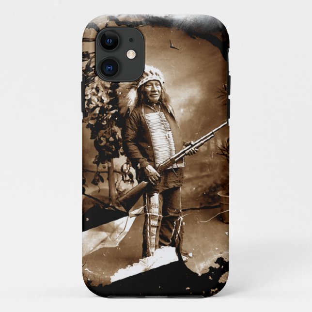 Capa Para iPhone 11 Nativo Americano Não Identificado (Verso)