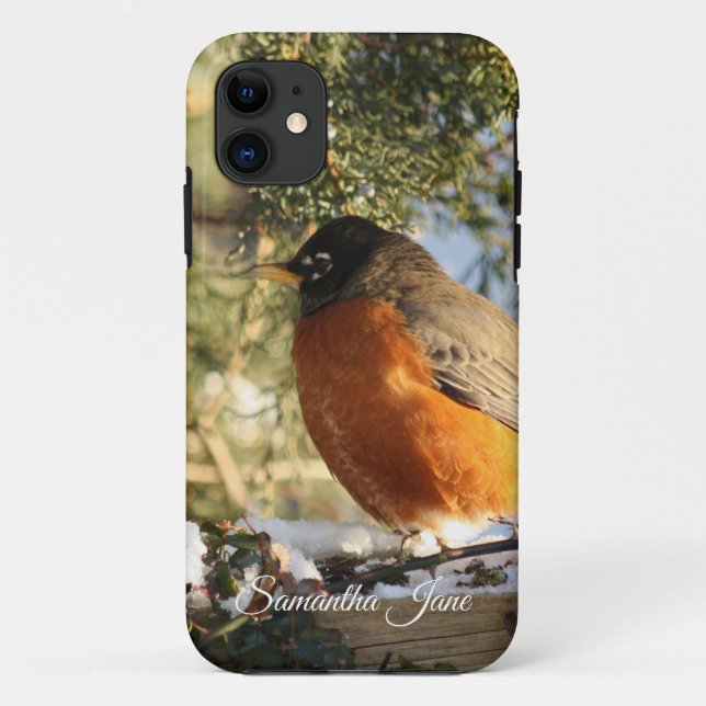 Capa Para iPhone 11 Nature Photo Bird (Verso)