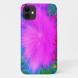 Capa Para iPhone 11 Natureza Psicodélica Milkweed Roxo Ultra-Violeta