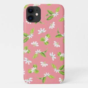 Capa Para iPhone 11 Naupaka - Flores brancas do Havaí