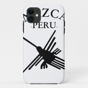 Capa Para iPhone 11 Nazca Peru Hummingbird com texto curvo