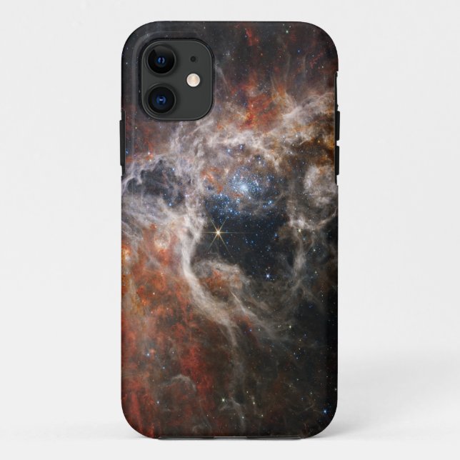 Capa Para iPhone 11 Nebulosa Tarantula | NIRC | JWST (Verso)